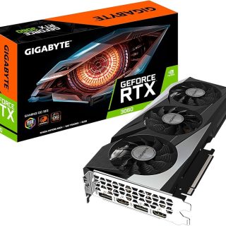 GIGABYTE NVIDIA GeForce RTX 3060 GAMING OC 12G Used Graphics Card Integrated with 12GB GDDR6 192-bit Memory Interface